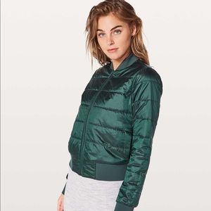 Lululemon Non Stop Bomber Reversible Jacket EUC